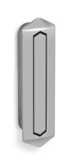 maniglia MA10 MANIGLIA MA10, maniglie di design. Mital produttore di maniglie: maniglia in zama ad incasso, completa di vite m4 x 15.
