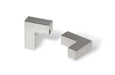 pomello 130 POMELLO 130, pomoli di design. Mital produttore di pomoli: pomolo in zama pressofusa, completo di vite m4 x 25.