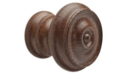 pomello 314 POMELLO 314, pomoli di design. Mital produttore di pomoli: pomolo in legno tornito con bussola ottone, completo di vite m4 x 25.
