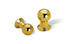 pomello 505 POMELLO 505, pomoli di design. Mital produttore di pomoli: pomolo in ottone tornito, completo di vite m4 x 25.