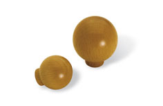 pomello 516 POMELLO 516, pomoli di design. Mital produttore di pomoli: pomolo in legno tornito con bussola ottone, completo di vite m4 x 25.