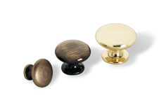 pomello 652 POMELLO 652, pomoli di design. Mital produttore di pomoli: pomolo in ottone tornito, completo di vite m4 x 25.