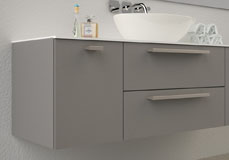 pomello 990 POMELLO 990, pomoli di design. Mital produttore di pomoli: pomolo in alluminio anodizzato int. mm 32, completo di viti m4 x 25.