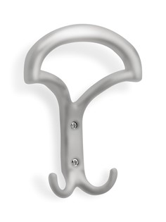 appendiabiti da parete 1080 APPENDIABITI DA PARETE 1080, portabiti di design. Mital produttore di portabiti: portabito in zama pressofusa, completo di viti.