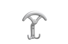 appendiabiti da parete 1090 APPENDIABITI DA PARETE 1090, portabiti di design. Mital produttore di portabiti: portabito in zama pressofusa, completo di viti.