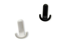 appendiabiti da parete GA94 APPENDIABITI DA PARETE GA94, portabiti di design. Mital produttore di portabiti: gancio resina goffrata con premontaggio a scomparsa.