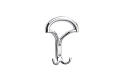 coat hook 1080 COAT HOOK 1080, design coat hooks. Mital manufactures coat hooks: die-cast zamac coat hook with screws.