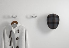 coat hook 1140 COAT HOOK 1140, design coat hooks. Mital manufactures coat hooks: die-cast zamac coat hook with invisible hooking system.