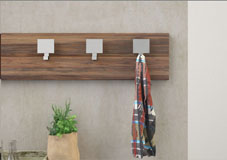 coat hook 1150 COAT HOOK 1150, design coat hooks. Mital manufactures coat hooks: die-cast zamac coat hook with invisible hooking system.