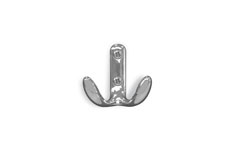 coat hook 4020 COAT HOOK 4020, design coat hooks. Mital manufactures coat hooks: die-cast zamac coat hook with screws.