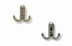 coat hook 4080 COAT HOOK 4080, design coat hooks. Mital manufactures coat hooks: die-cast zamac coat hook with screws.