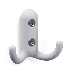 coat hook 4080 COAT HOOK 4080, design coat hooks. Mital manufactures coat hooks: die-cast zamac coat hook with screws.
