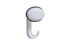 coat hook AT90 COAT HOOK AT90, design coat hooks. Mital manufactures coat hooks: embossed resin coat hook with invisible hooking system.