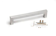 handle 3131 HANDLE 3131, design handles. Mital manufactures handles: die-cast zamac big handle with fixing kit single or cuopled, for wood or glass.