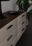 handle 3340 HANDLE 3340, design handles. Mital manufactures handles: die-cast zamac handle with screws m4 x 25.