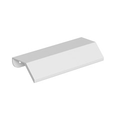White handle 3601 Die-cast zamac white handle, with 3,5 x 15 screws included.