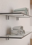 shelf bracket RM30 SHELF BRACKET RM30, design shelf brackets. Mital manufactures shelf brackets: die-cast zamac shelf bracket with screws and dowels.