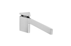 shelf bracket RM35 SHELF BRACKET RM35, design shelf brackets. Mital manufactures shelf brackets: die-cast zamac shelf bracket with screws and dowels.